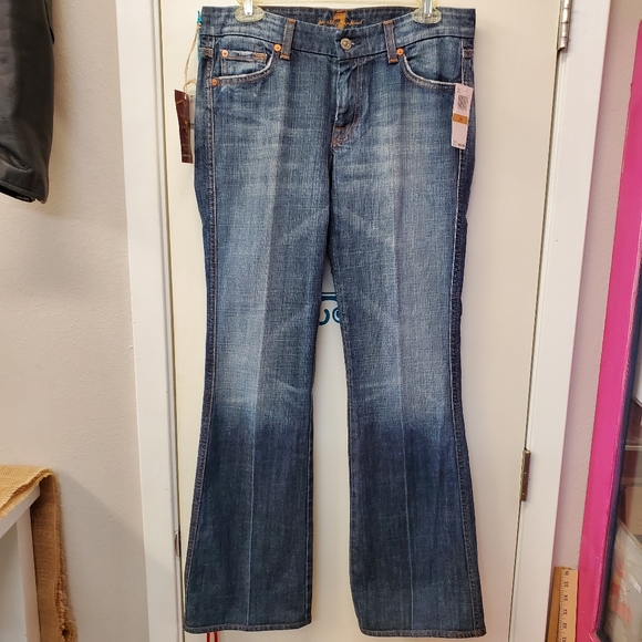7 For All Mankind Swarovski Crystallized Jeans - Picture 1 of 8